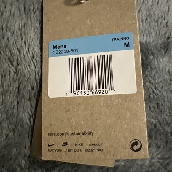 Medium Nike Yoga DRI-FIT Training Pants Joggers Pink Salmon Mens CZ2208-601 - Picture 2 of 7